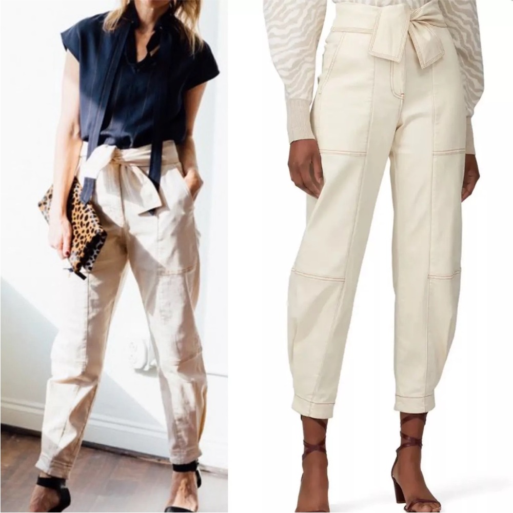 Ulla Johnson Storm Jeans White Sz 2